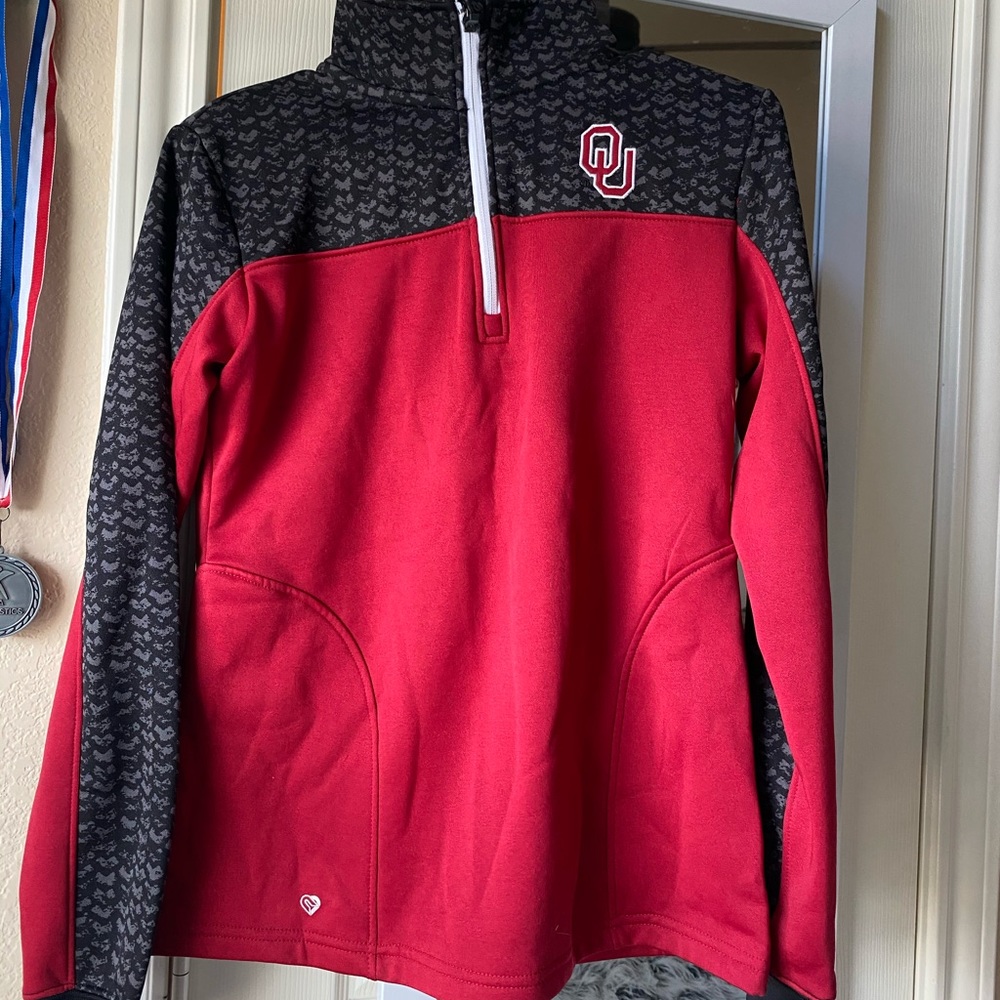Ou quarter zip pullover jacket